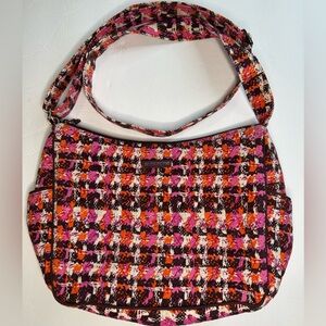 Vera Bradley Carson Quilted Crossbody/Shoulder Bag Adjustable Strap Multi Zip